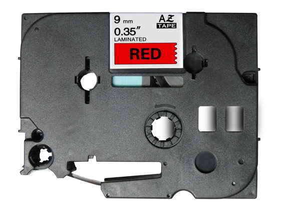 Brother TZe421 Cinta Laminada Generica de Etiquetas - Texto negro sobre fondo rojo - Ancho 9mm x 8 metros Brother TZe421 Cinta Laminada Generica de Etiquetas - Texto negro sobre fondo rojo - Ancho 9mm x 8 metros