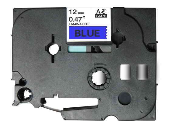 Brother TZe531 Cinta Laminada Generica de Etiquetas - Texto negro sobre fondo azul - Ancho 12mm x 8 metros Brother TZe531 Cinta Laminada Generica de Etiquetas - Texto negro sobre fondo azul - Ancho 12mm x 8 metros