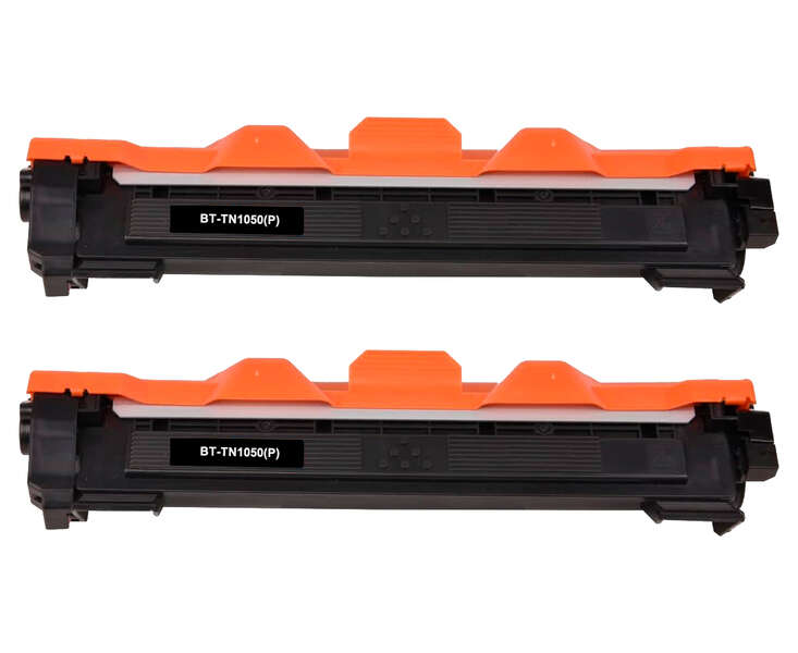 Brother TN1050 Negro Pack de 2 Cartuchos de Toner Genericos