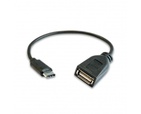 3GO C135 Cable OTG USB-A Hembra a USB-C 2.0 Macho 28+24