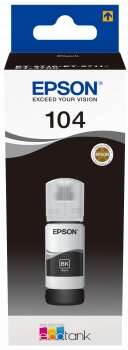 Epson 104 Negro Botella de Tinta Original - C13T00P140 Epson 104 Negro Botella de Tinta Original - C13T00P140