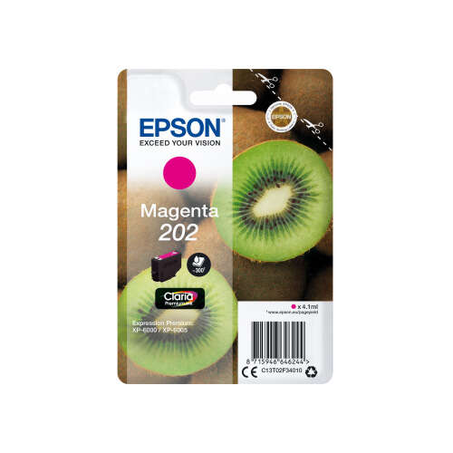 Epson 202 Magenta Cartucho de Tinta Original - C13T02F34010 Epson 202 Magenta Cartucho de Tinta Original - C13T02F34010
