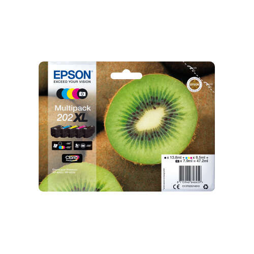 Epson 202XL Pack de 5 Cartuchos de Tinta Originales - C13T02G74010 Epson 202XL Pack de 5 Cartuchos de Tinta Originales - C13T02G74010