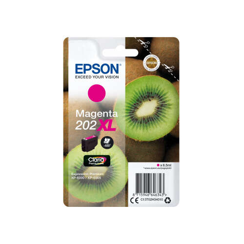 Epson 202XL Magenta Cartucho de Tinta Original - C13T02H34010 Epson 202XL Magenta Cartucho de Tinta Original - C13T02H34010