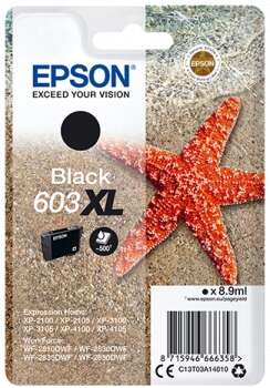Epson 603XL Negro Cartucho de Tinta Original - C13T03A14010 Epson 603XL Negro Cartucho de Tinta Original - C13T03A14010