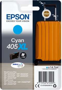 Epson 405XL Cyan Cartucho de Tinta Original - C13T05H24010 Epson 405XL Cyan Cartucho de Tinta Original - C13T05H24010
