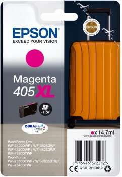 Epson 405XL Magenta Cartucho de Tinta Original - C13T05H34010 Epson 405XL Magenta Cartucho de Tinta Original - C13T05H34010