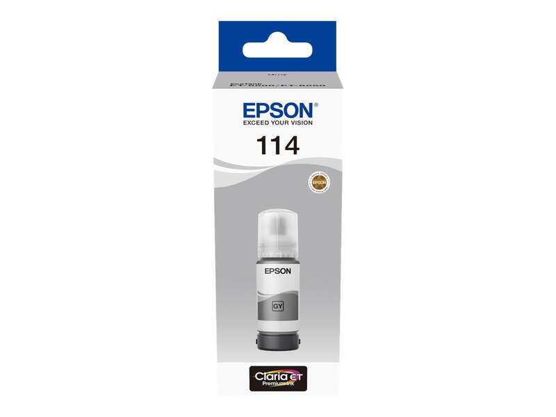 Epson 114 Gris Botella de Tinta Pigmentada Original - C13T07B540 Epson 114 Gris Botella de Tinta Pigmentada Original - C13T07B540