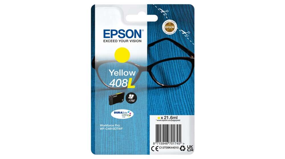 Epson 408L Amarillo Cartucho de Tinta Original - C13T09K44010 Epson 408L Amarillo Cartucho de Tinta Original - C13T09K44010