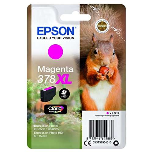 Epson 378XL Magenta Cartucho de Tinta Original - C13T37934010 Epson 378XL Magenta Cartucho de Tinta Original - C13T37934010