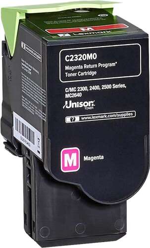 Lexmark C2325/C2425/C2535/MC2325/MC2425/MC2535/MC2640 Magenta Cartucho de Toner Original - C2320M0 Lexmark C2325/C2425/C2535/MC2325/MC2425/MC2535/MC2640 Magenta Cartucho de Toner Original - C2320M0