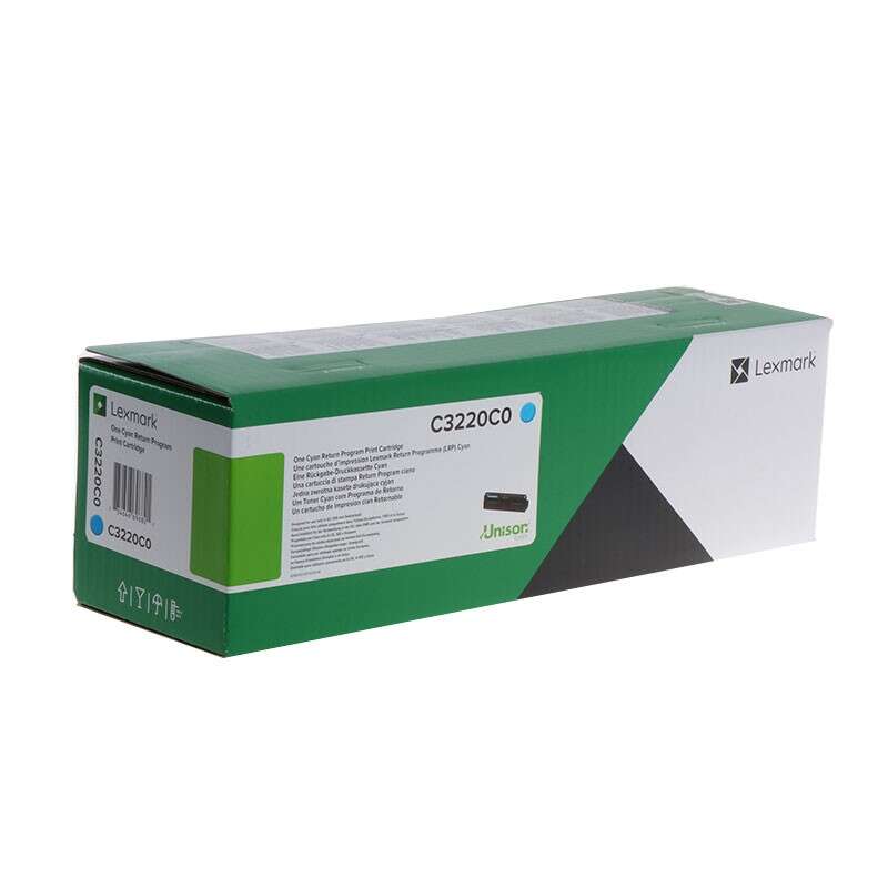 Lexmark C3324/C3326/MC3224/MC3326/MC3426 Cyan Cartucho de Toner Original - C3220C0/C320020 Lexmark C3324/C3326/MC3224/MC3326/MC3426 Cyan Cartucho de Toner Original - C3220C0/C320020