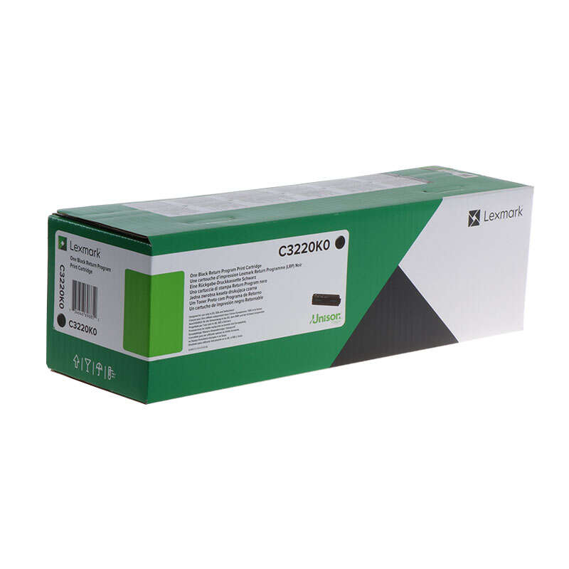 Lexmark C3324/C3326/MC3224/MC3326/MC3426 Negro Cartucho de Toner Original - C3220K0/C320010 Lexmark C3324/C3326/MC3224/MC3326/MC3426 Negro Cartucho de Toner Original - C3220K0/C320010