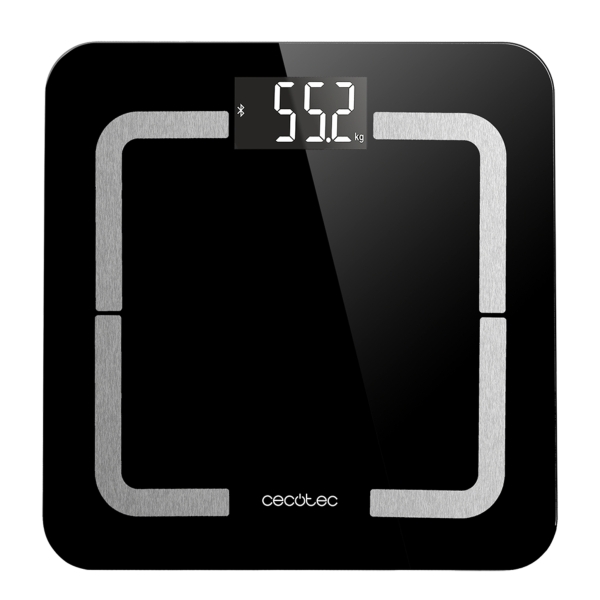 Cecotec Surface Precision 9500 Smart Healthy Bascula Corporal - Bluetooth - Pantalla LCD - Acero Inoxidable - Vidrio Templado - Soporta hasta 180kg - 310x310mm - Color Negro Cecotec Surface Precision 9500 Smart Healthy Bascula Corporal - Bluetooth - Pantalla LCD - Acero Inoxidable - Vidrio Templado - Soporta hasta 180kg - 310x310mm - Color Negro