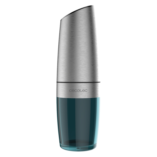 Cecotec InstantMill Gravity Molinillo Electrico de Especias - Cuerpo de Acero Inoxidable - Mecanismo de Molienda Ajustable - Ventanas de Acrilico - LED - Resistente a la Corrosion - Molienda de Ceramica