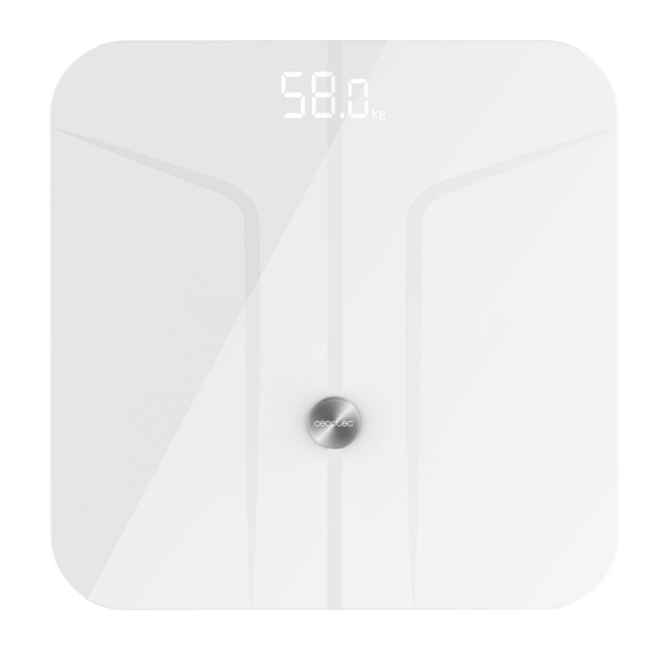 Cecotec Surface Precision 970 Smart Healthy Bascula Corporal - Bluetooth - Pantalla LED - Vidrio Templado - Medicion de Bioimpedancia - Soporta hasta 180kg - 278x278mm - Color Blanco Cecotec Surface Precision 970 Smart Healthy Bascula Corporal - Bluetooth - Pantalla LED - Vidrio Templado - Medicion de Bioimpedancia - Soporta hasta 180kg - 278x278mm - Color Blanco