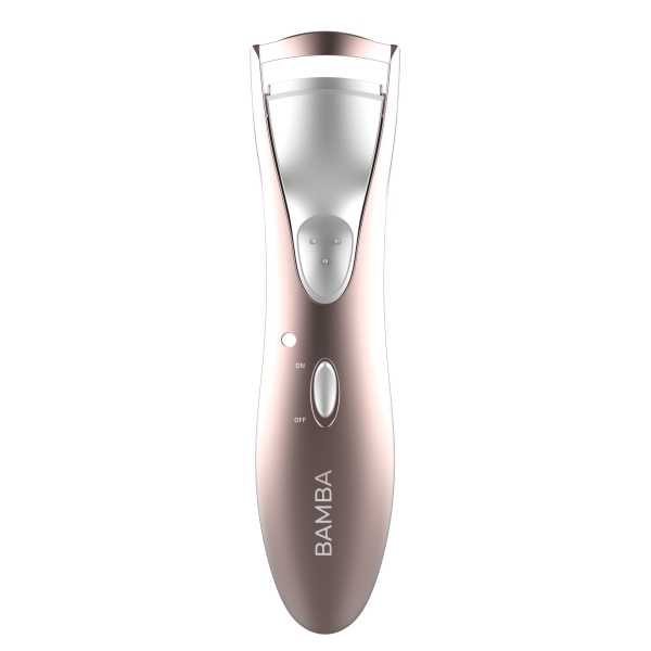 Cecotec Bamba FaceCare i-Lash Curler Rizador Electrico - Calentamiento Rapido - Almohadilla de Silicona - Sensor de Temperatura - Ergonomico - Curvatura de Gran Angular - Uso Seguro - Color Nacar Rosa