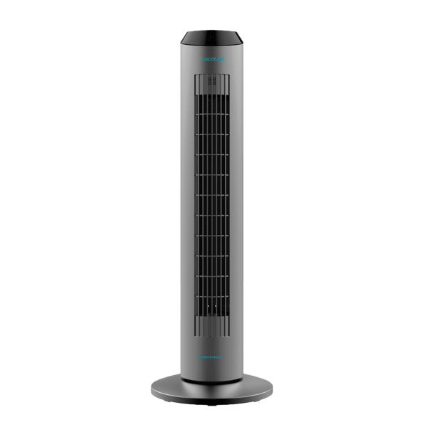 Cecotec EnergySilence 8190 Skyline Ionic Ventilador de Torre de 33\" de Altura - 60W - Ionizador - Motor de Cobre - Temporizador hasta 8H - Mando a Distancia - 3 Velocidades - Oscilante - Color Gris