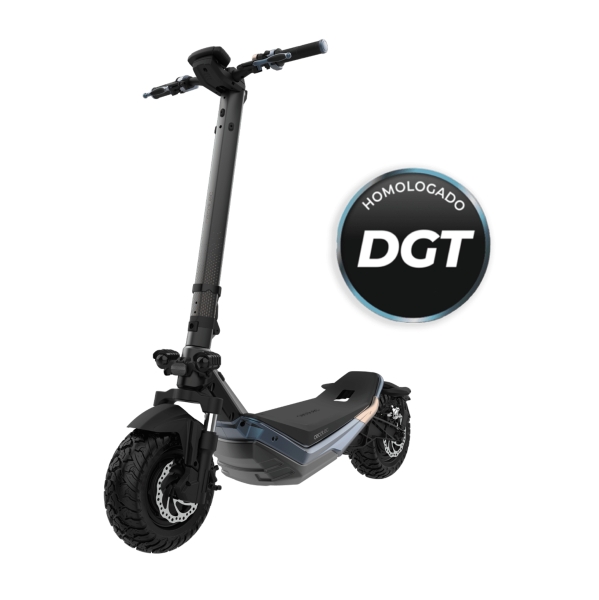 Cecotec Bongo Serie Doble Z 75 Patinete Electrico - 2200W - Autonomia 75km - Ruedas 10.5\" - Homologado por la DGT - Doble Suspension - Frenos de Disco y E-ABS - Velocidad 25km/h - Color Negro y Azul