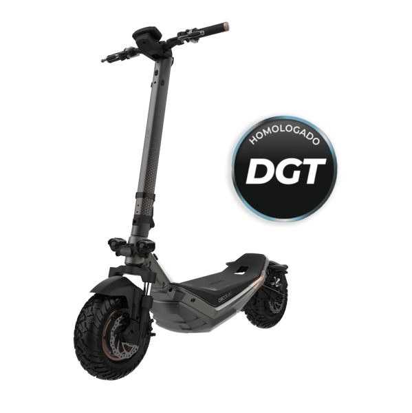 Cecotec Bongo serie doble Z85 Patinete Electrico con Intermitentes - 2200W - Autonomia 85km - Ruedas 10.5\" - Doble Suspension - Frenado E-Abs - Homologado por la DGT - Bateria de 20Ah - Color Negro