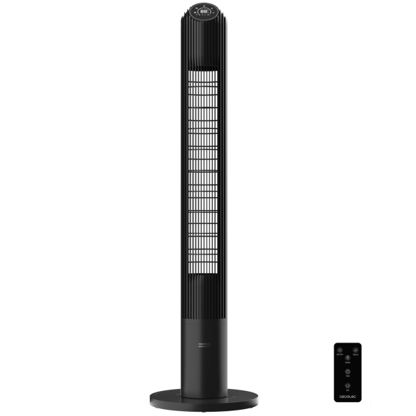 Cecotec EnergySilence 9150 Skyline Smart Design Ventilador de Torre de 46\" de Altura - 45W - Pantalla LED - Control Tactil - 3 Velocidades - 4 Modos - Temporizador - Oscilacion de 70º - Color Negro