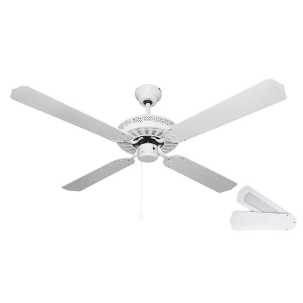 Orbegozo CF 07132 B Ventilador de Techo - 3 Velocidades 4 Aspas Reversibles - 60W - Diametro 132cm - Color Blanco Orbegozo CF 07132 B Ventilador de Techo - 3 Velocidades 4 Aspas Reversibles - 60W - Diametro 132cm - Color Blanco