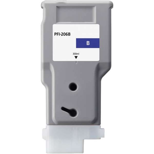 Canon PFI206 Azul Cartucho de Tinta Pigmentada Generico - Reemplaza PFI206B/5311B001