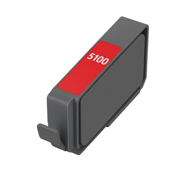 Canon PFI5100 Rojo Cartucho de Tinta Pigmentada Generico - Reemplaza PFI5100R/6958C001