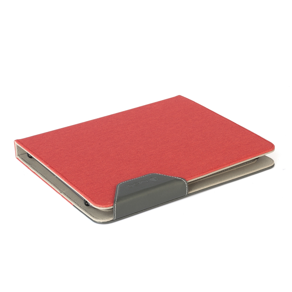 NGS Club Plus Funda para Tablets de 9\" a 10\" - Diseño Slim - 3 Posiciones - Cierre con Iman - Color Rojo