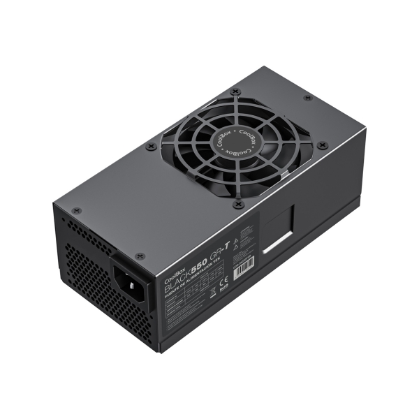 CoolBox BLACK550 GR-T Fuente de Alimentacion 550W TFX - Ventilador 80mm - Color Negro CoolBox BLACK550 GR-T Fuente de Alimentacion 550W TFX - Ventilador 80mm - Color Negro