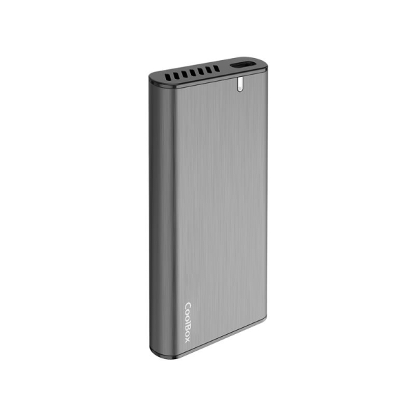 Coolbox MiniChase NS31 Carcasa Externa SSD M.2 NVMe/SATA - USB-C 3.2 Gen2 - Aluminio - Color Gris Coolbox MiniChase NS31 Carcasa Externa SSD M.2 NVMe/SATA - USB-C 3.2 Gen2 - Aluminio - Color Gris
