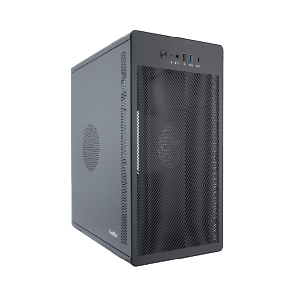 Coolbox M100 Caja Torre MicroATX - Tamaño Disco Soportado 3.5\", 2.5\" - USB-A 3.2 Gen1, USB-C 3.2, USB-A 2.0 Gen1 y Audio HD - FullMetal - Color Negro Coolbox M100 Caja Torre MicroATX - Tamaño Disco Soportado 3.5\", 2.5\" - USB-A 3.2 Gen1, USB-C 3.2, USB-A 2.0 Gen1 y Audio HD - FullMetal - Color Negro
