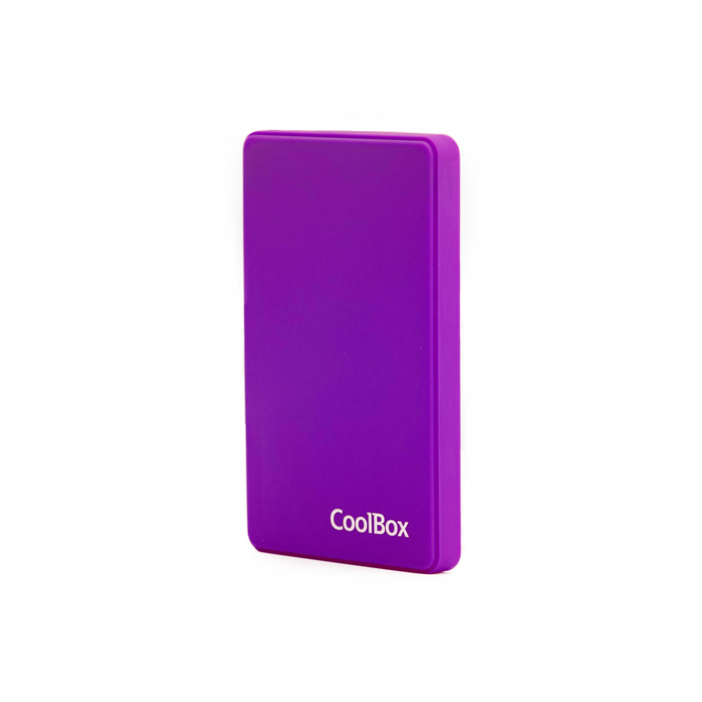 CoolBox SlimColor 2543 Caja Externa Disco Duro SSD y HDD SATA 2.5\" USB 3.0 - Color Morado