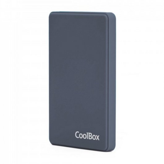 CoolBox SlimColor 2543 Caja Externa Disco Duro SSD y HDD SATA 2.5\" USB 3.0 - Color Gris