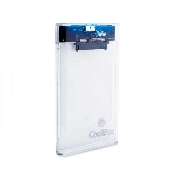 Coolbox Caja Externa 2,5\" SlimChase T-2533 SATA - USB3.0 - Transparente Coolbox Caja Externa 2,5\" SlimChase T-2533 SATA - USB3.0 - Transparente