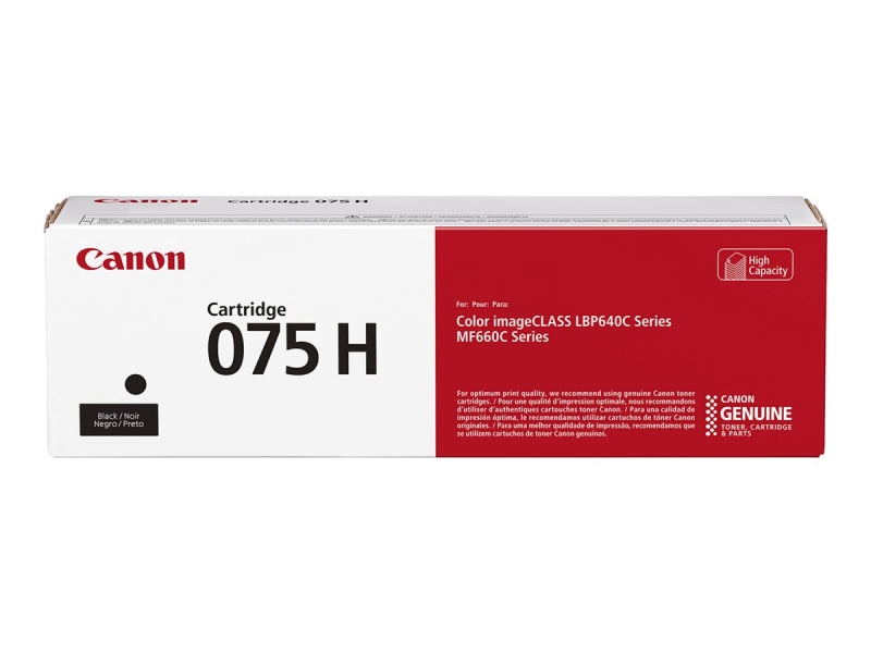 Canon 075H Negro Cartucho de Toner Original - 6369C002