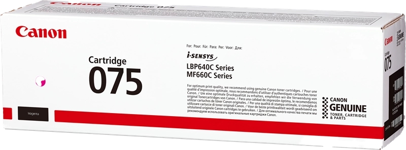 Canon 075 Magenta Cartucho de Toner Original - 6363C002