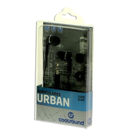 Coolsound Urban Auriculares Intrauditivos con Microfono - Cable de 1.20m