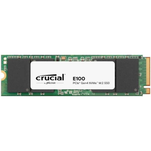 Crucial E100 Disco Duro Solido SSD 480GB M2 PCIe NVMe 4.0
