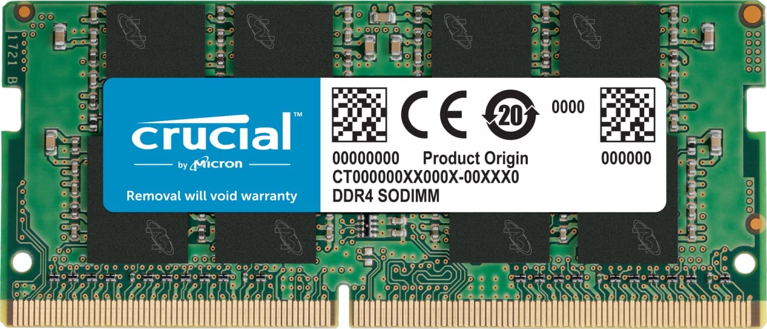 Crucial Memoria RAM SO-DIMM DDR4 2400Mhz PC4-19200 8GB CL17