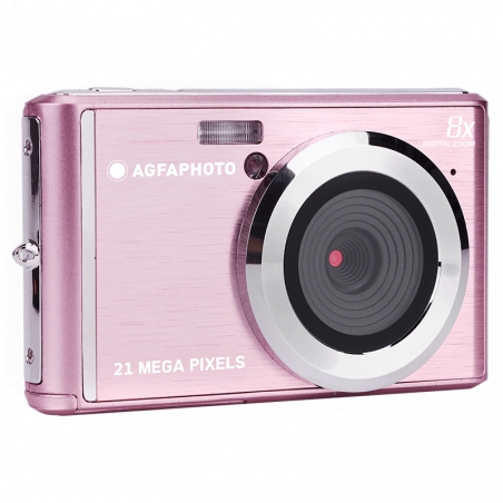 Agfaphoto DC5200 Camara Digital - Sensor CMOS - Zoom Optico 8x - Color Rosa