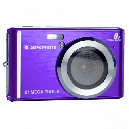 Agfaphoto DC5200 Camara Digital - Sensor CMOS - Zoom Optico 8x - Color Lila