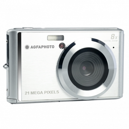 Agfaphoto DC5200 Camara Digital - Sensor CMOS - Zoom Optico 8x - Color Plata