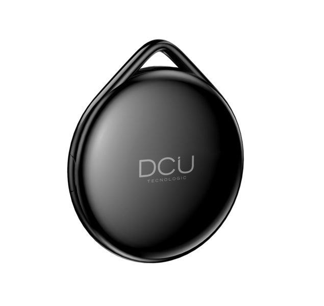 DCU Tecnologic Localizador Anti-Perdida - Buzzer para Facil Localizacion - Rango de Posicionamiento Ilimitado - Bateria Reemplazable de 210 mAH - Peso Ligero de 7.5G - Color Negro