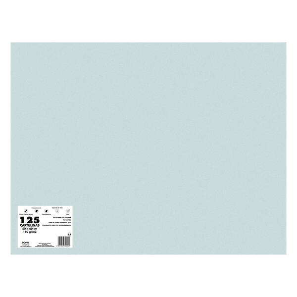 Dohe Cartulinas de Colores de 180 G/M2 - PH Neutro - Libres de Cloro Elemental - Colorantes Directos Biodegradables - para Impresion Offset, Inyeccion de Tinta, Laser, Fotocopiadoras