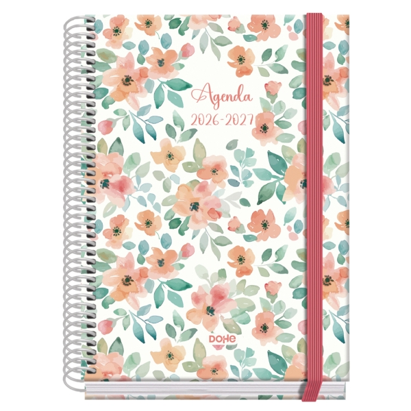 Dohe Prime Candy Agenda Escolar 26/27 - Formato A5 - Dia Pagina - Papel Offset Ahuesado 70g - Cubierta de Carton Plastificado - Espiral - Goma - 15x21x4cm - Multicolor Dohe Prime Candy Agenda Escolar 26/27 - Formato A5 - Dia Pagina - Papel Offset Ahuesado 70g - Cubierta de Carton Plastificado - Espiral - Goma - 15x21x4cm - Multicolor