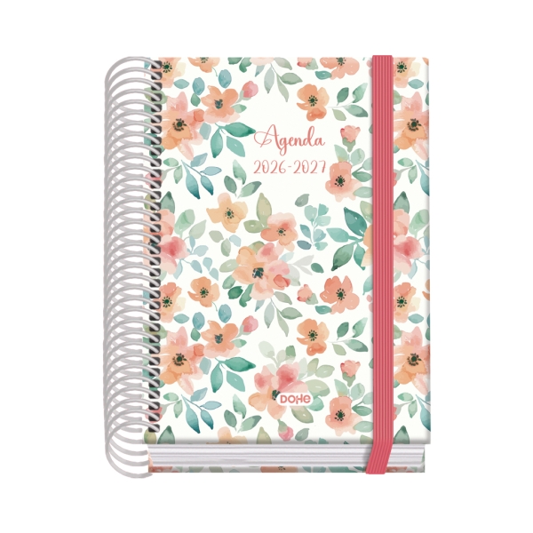 Dohe Prime Candy Agenda Escolar 26/27 - Formato A6 - Dia Pagina - Papel Offset Ahuesado 70g - Cubierta de Carton Plastificado - Espiral - Goma - 12x17x3cm - Multicolor Dohe Prime Candy Agenda Escolar 26/27 - Formato A6 - Dia Pagina - Papel Offset Ahuesado 70g - Cubierta de Carton Plastificado - Espiral - Goma - 12x17x3cm - Multicolor