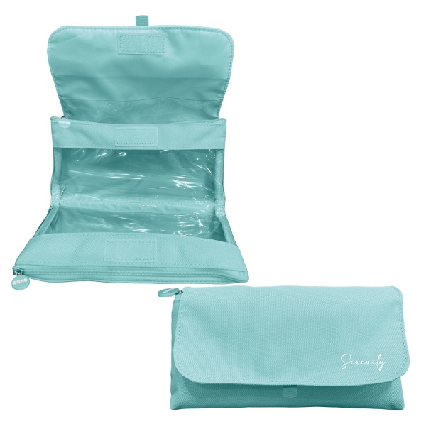 Dohe Serenity Portatodo Doble - Solapa con Bolsillo Interior - Cremallera - Ventanas Transparentes - Poliester - 22x11x6cm - Color Verde Dohe Serenity Portatodo Doble - Solapa con Bolsillo Interior - Cremallera - Ventanas Transparentes - Poliester - 22x11x6cm - Color Verde