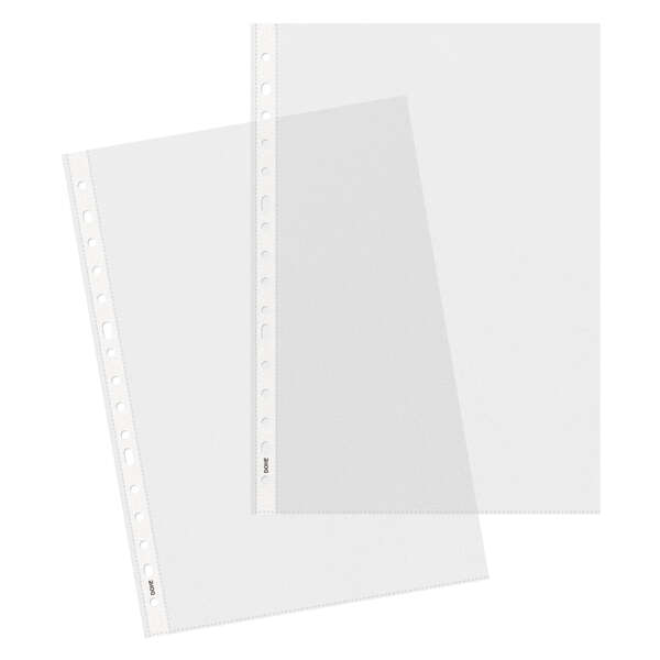 Dohe 100 Fundas Multitaladro con 16 Perforaciones - 100mm - Polipropileno Rugoso Dohe 100 Fundas Multitaladro con 16 Perforaciones - 100mm - Polipropileno Rugoso