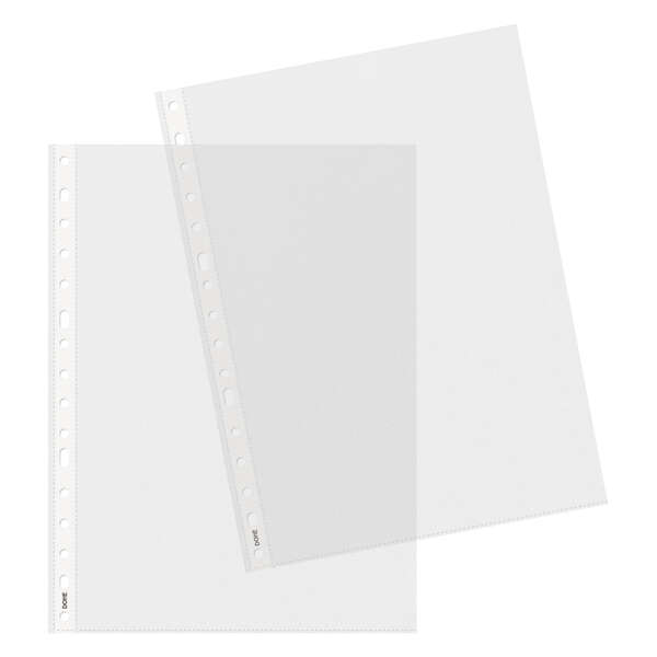 Dohe 100 Fundas Multitaladro en Polipropileno Piel de Naranja - 16 Perforaciones - Resistente y Duradero Dohe 100 Fundas Multitaladro en Polipropileno Piel de Naranja - 16 Perforaciones - Resistente y Duradero